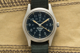 Hamilton Khaki - Rare Blue Anchor Dial - 1980s