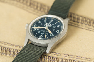 Hamilton Khaki - Rare Blue Anchor Dial - 1980s