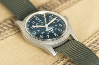 Hamilton Khaki - Rare Blue Anchor Dial - 1980s