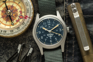 Hamilton Khaki - Rare Blue Anchor Dial - 1980s