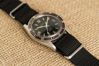 Bulova/Caravelle Sea Hunter - Faded Maroon Bezel - 1970
