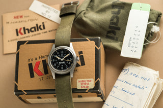 Hamilton Khaki Field - Full Set w/Service Papers - 1980s