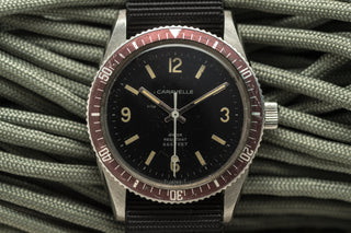 Bulova/Caravelle Sea Hunter - Faded Maroon Bezel - 1970