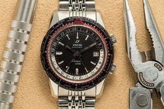 Enicar Sherpa Guide 600 GMT/World Time - w/Box/Papers - 1960s