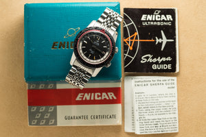 Enicar Sherpa Guide 600 GMT/World Time - w/Box/Papers - 1960s