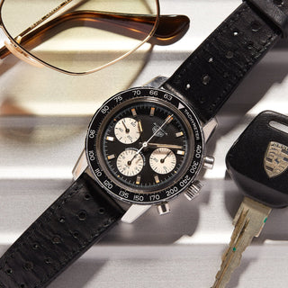 Heuer Autavia 2446C - Abercrombie & Fitch Signed w/Bracelet
