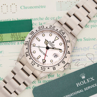 Rolex Explorer II 16570 "Polar" - Full Set w/RSC Card - T Serial
