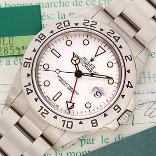 Rolex Explorer II 16570 "Polar" - Full Set w/RSC Card - T Serial