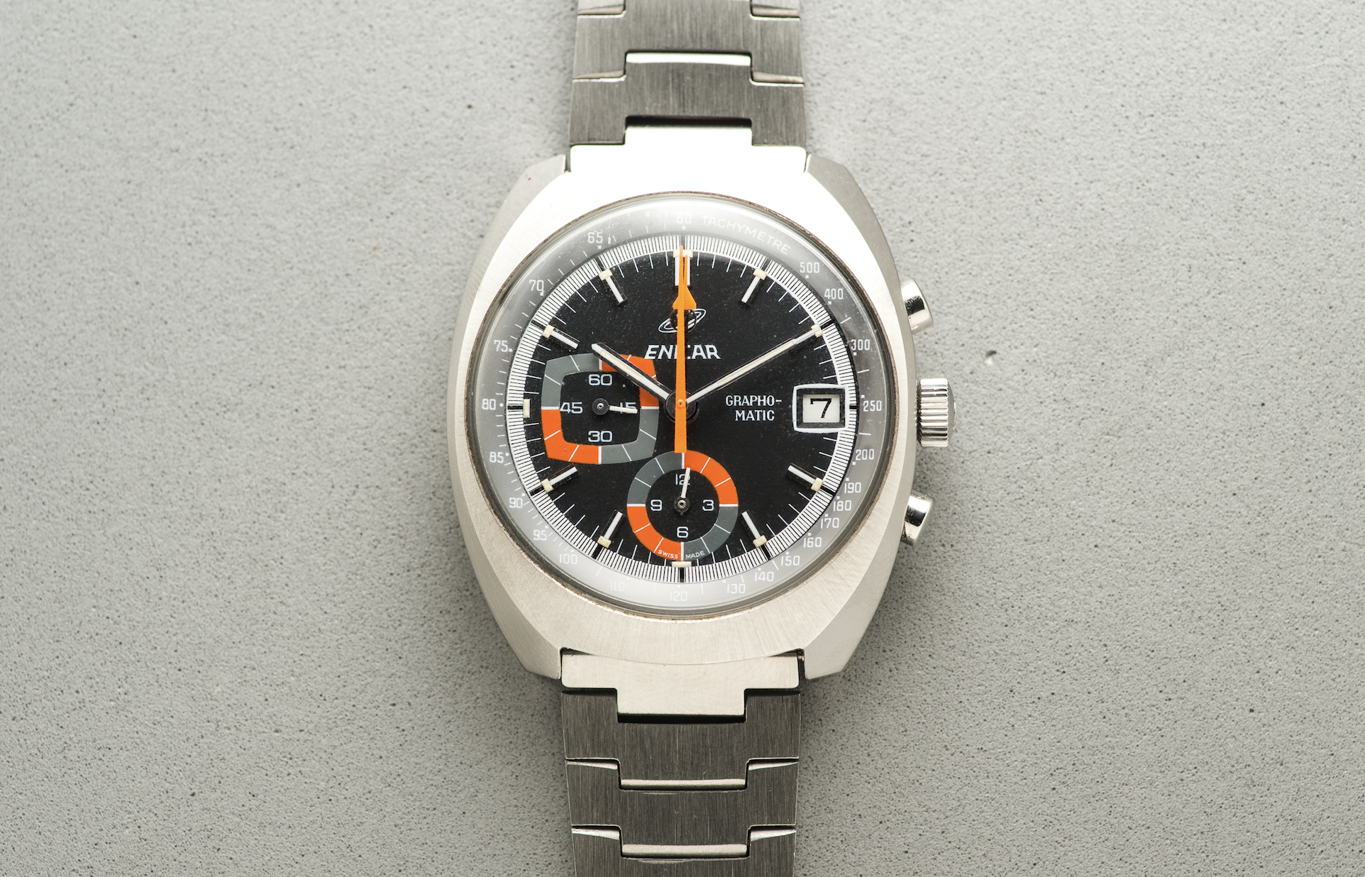 Enicar Graphomatic Chronograph w/Bracelet - 1970s – Collectors